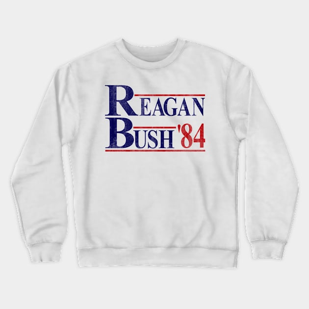 Reagan Bush '84 Election Vintage Crewneck Sweatshirt by customizedcreationz